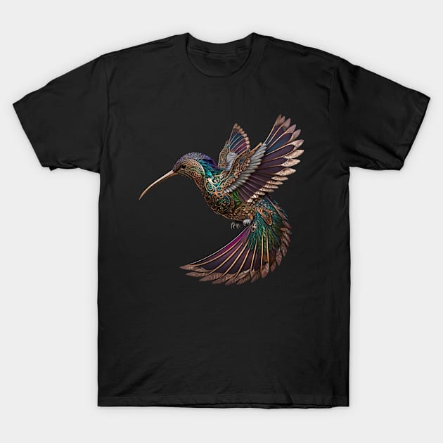 Royal Viking Hummingbird T-Shirt by SCHummingbirds